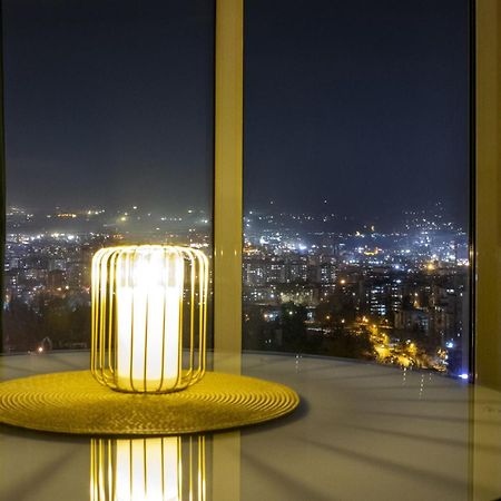 Luxury Condo On 18Th Floor With Pool, Fitness, Parking Included. Skopie Exterior foto