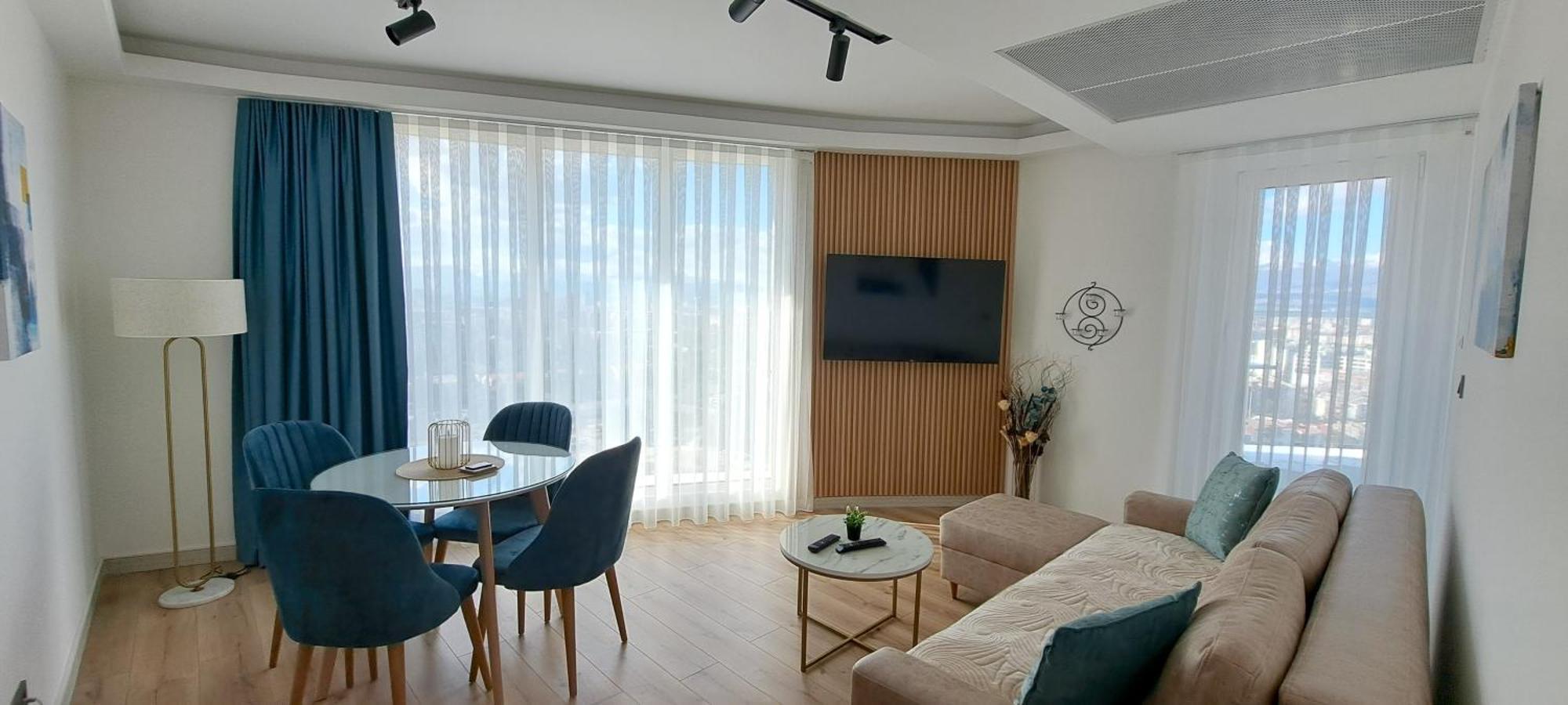 Luxury Condo On 18Th Floor With Pool, Fitness, Parking Included. Skopie Exterior foto