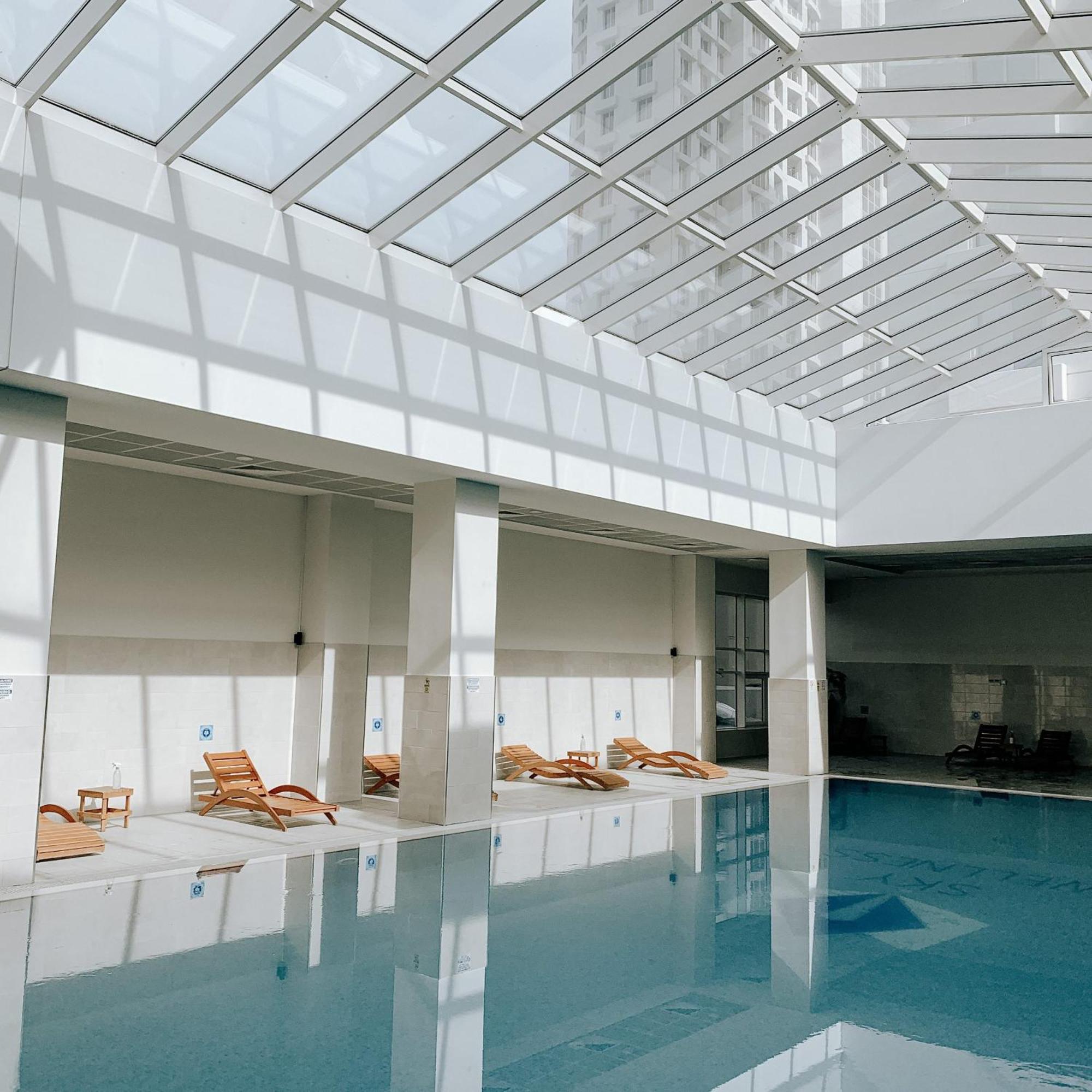 Luxury Condo On 18Th Floor With Pool, Fitness, Parking Included. Skopie Exterior foto